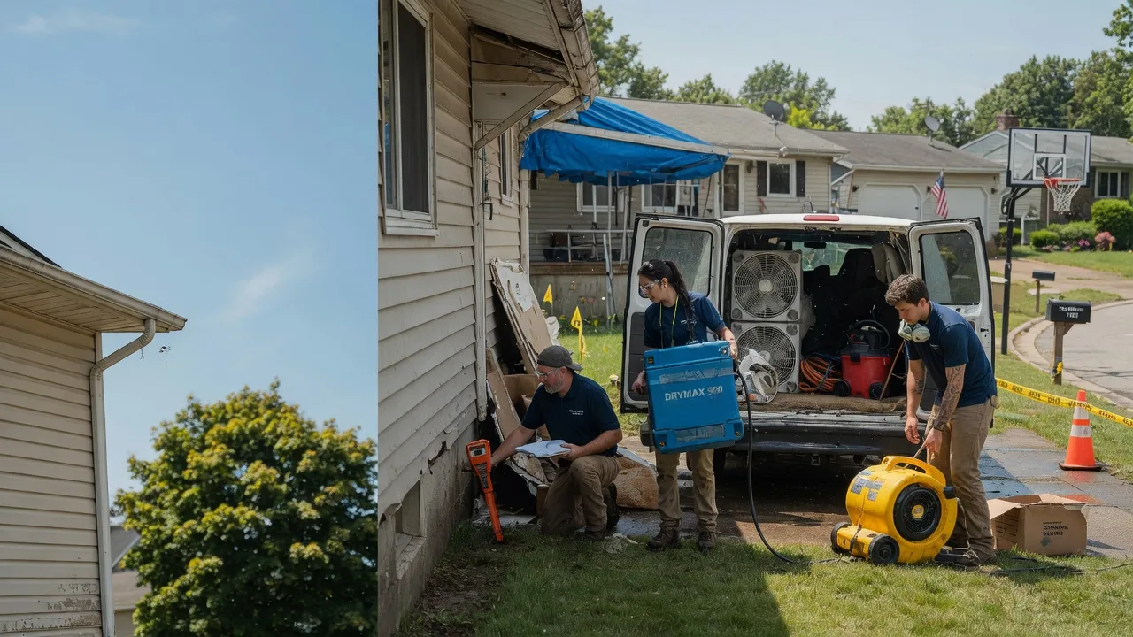 Ceiling Leak Cleanup in Rural Valley, PA near me